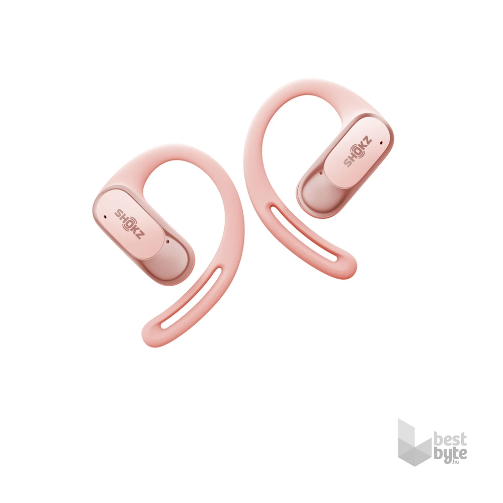 Shokz OpenFit Air. True Wireless Bluetooth rószaszín sport fülhallgató