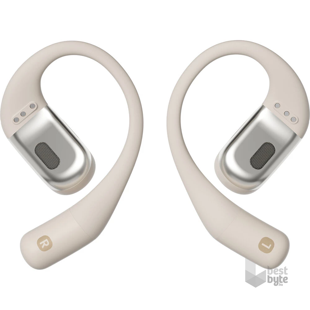 Shokz OpenFit csontvezetéses Bluetooth bézs True Wireless Open-ear sport fülhallgató