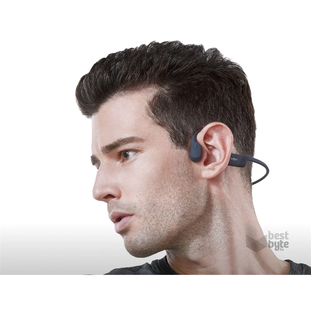 Shokz OpenRun USB-C csontvezetéses Bluetooth fekete Open-Ear sport fejhallgató