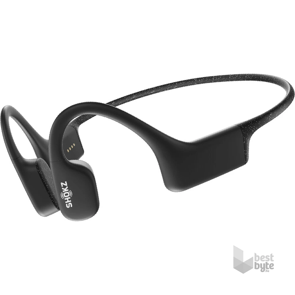 Shokz OpenSwim csontvezetéses vezeték nélküli fekete MP3 lejátszós Open-Ear fejhallgató