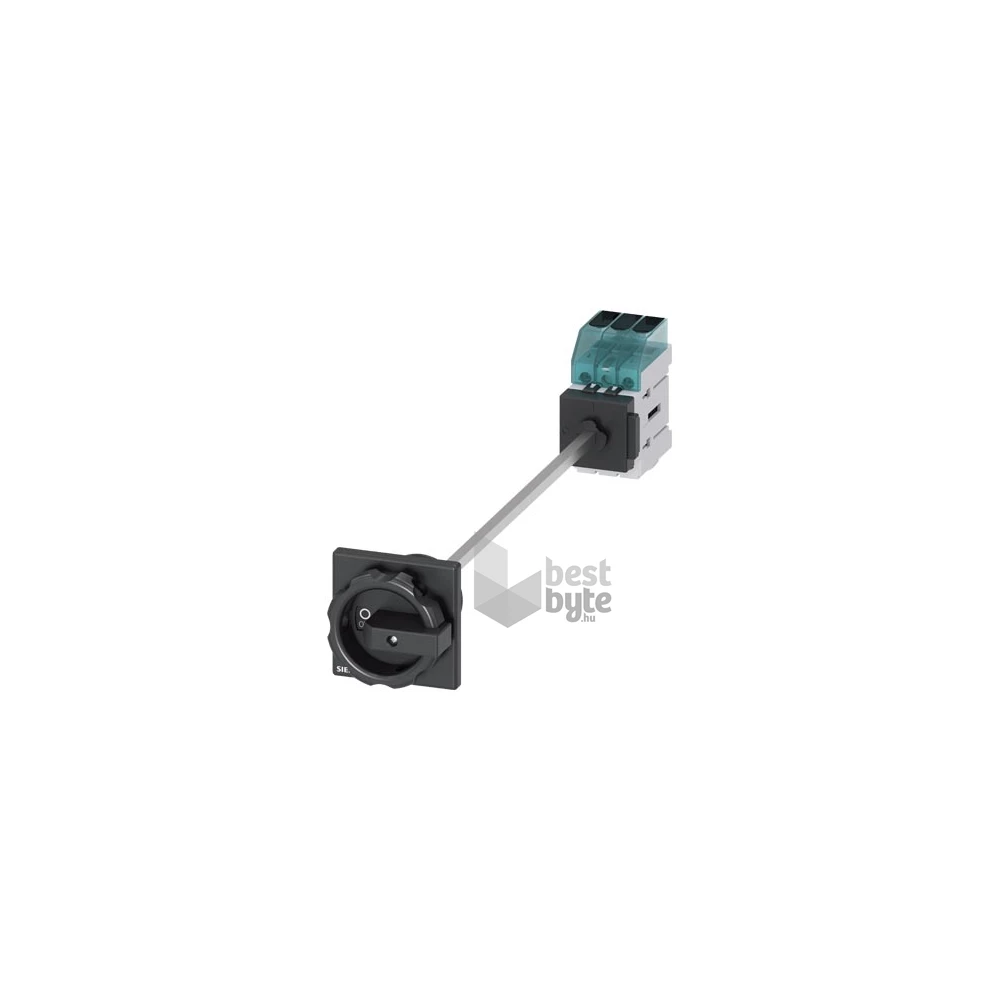 Siemens 3LD3448-0TK51 22kW szerelő lapra kivezetett hajtással fekete kar főkapcsoló
