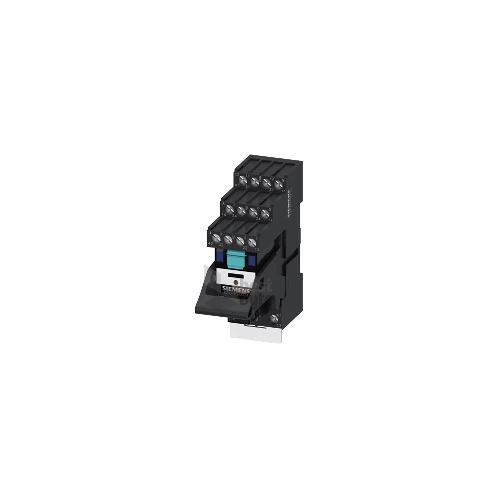 Siemens komplett dugaszolható relé 24V DC 4W, 3,5mm rögzítéssel