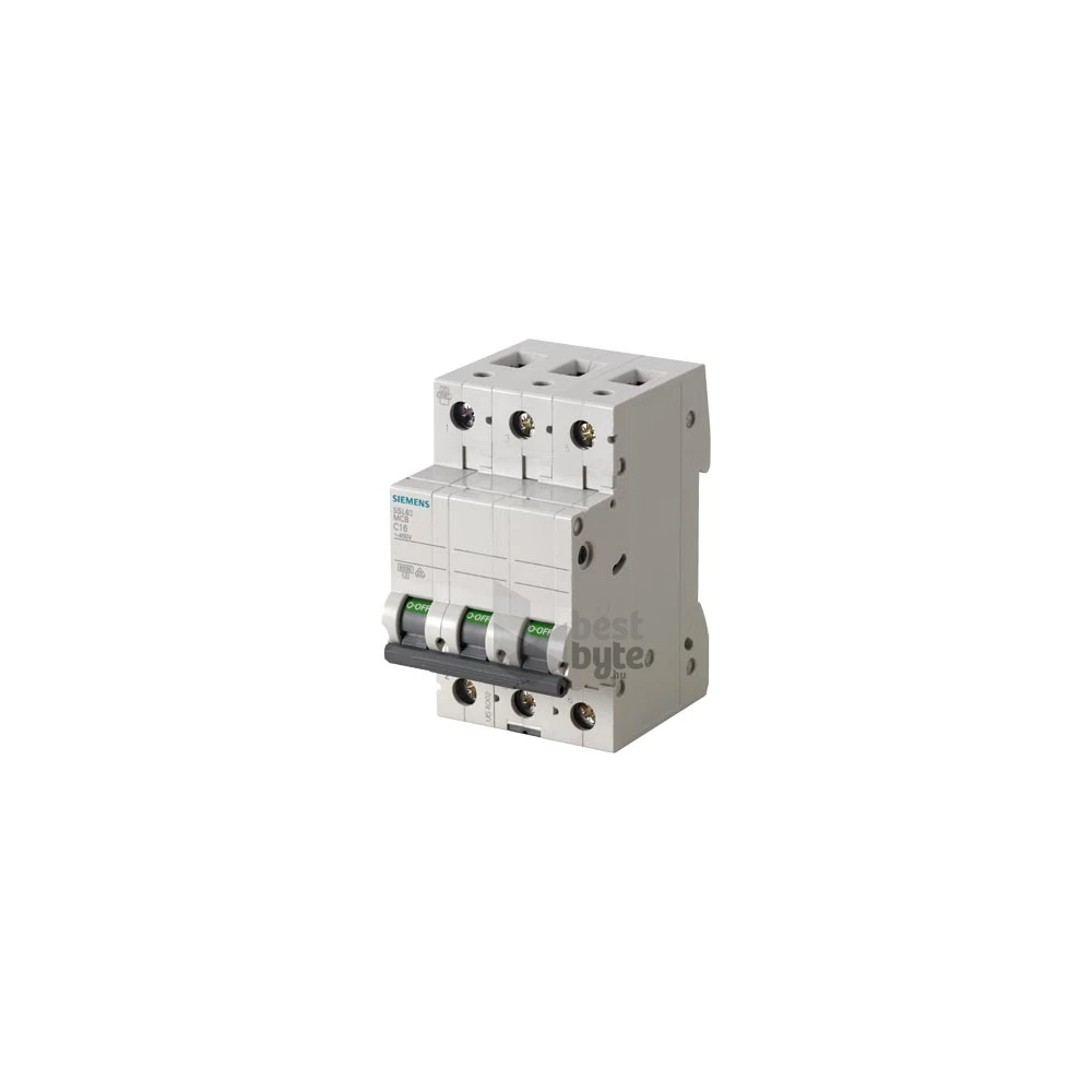 Siemens 5SL6316-6 6KA 3P B 16A kismegszakító