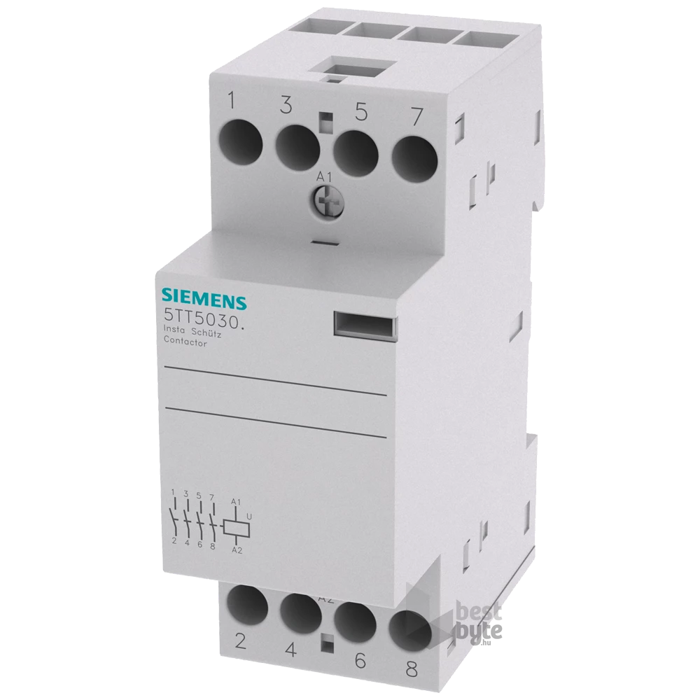 Siemens 5TT5030-0 4Z/AC/230/400V/25A/MÜK.F/AC230V/DC220V instakontaktor
