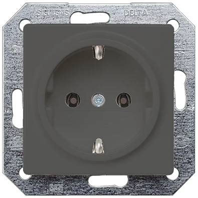 Siemens 5UB1921 DELTA I-SYSTEM antracit 2P+F dugalj