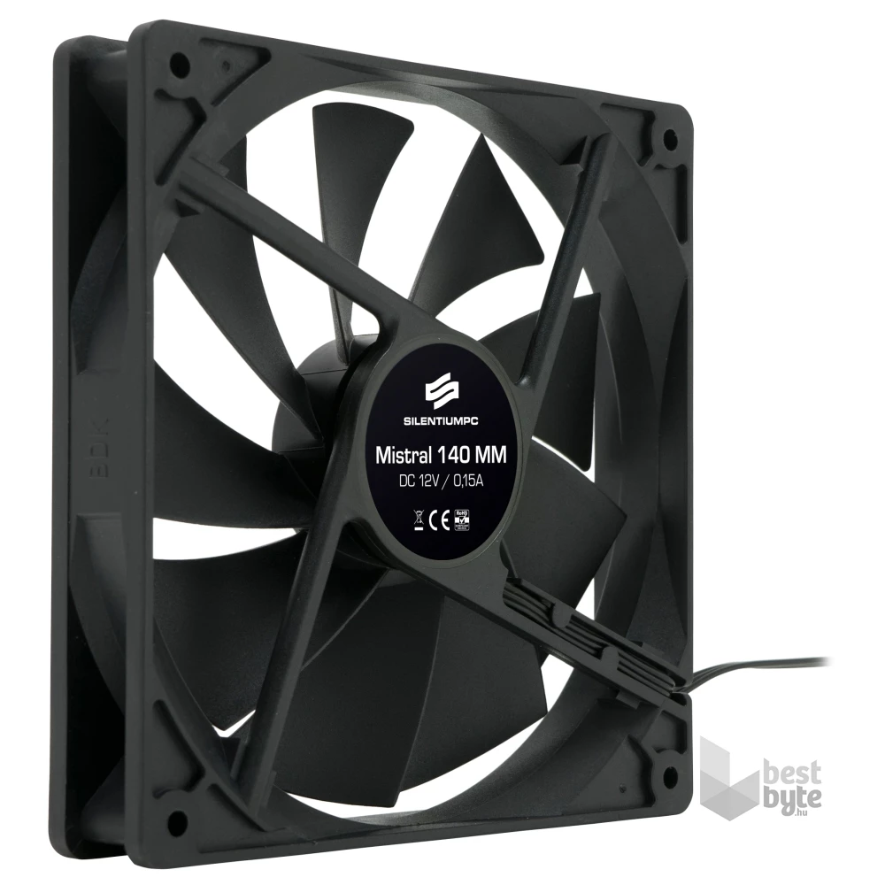 SilentiumPC 140mm Mistral 140 ház hűtőventilátor