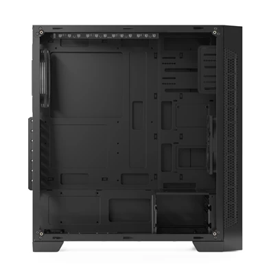 SilentiumPC Armis AR3 TG RGB Fekete (Táp nélküli) ablakos ATX ház