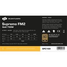 SilentiumPC Supremo FM2 Gold 750W ATX tápegység