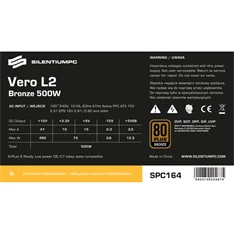 SilentiumPC Vero L2 Bronze 500W ATX tápegység