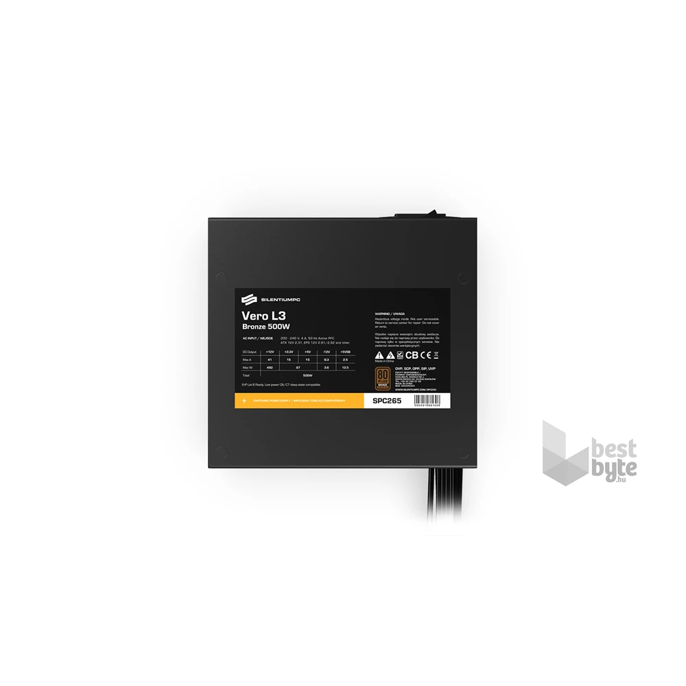SilentiumPC Vero L3 Bronze 500W ATX tápegység