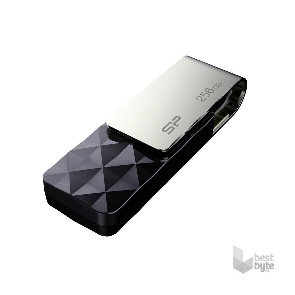 Silicon Power 256GB USB 3.2 Gen 1 A fekete Blaze B30 Flash Drive