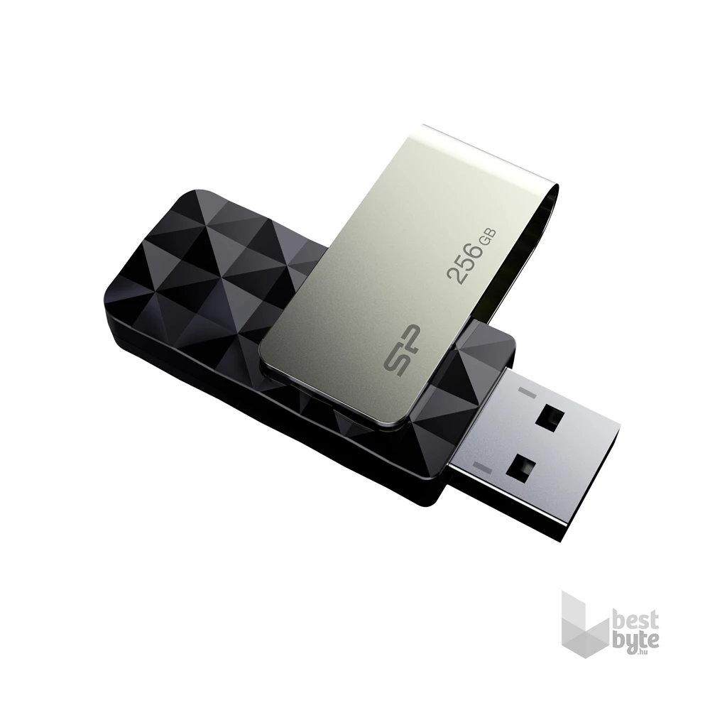 Silicon Power 256GB USB 3.2 Gen 1 A fekete Blaze B30 Flash Drive