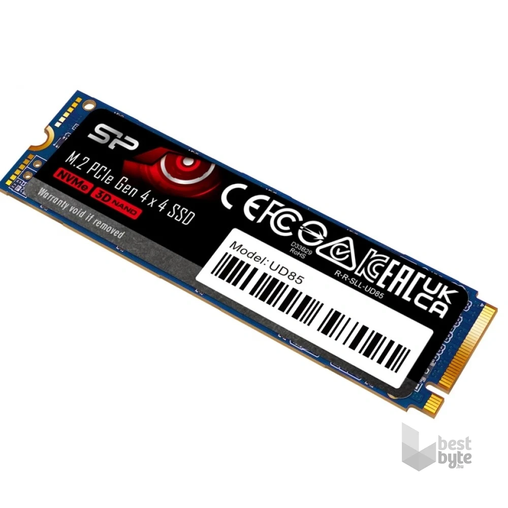 Silicon Power 2TB M.2 2280 PCIe Gen 4x4 NVMe UD85 (SP02KGBP44UD8505) kék SSD