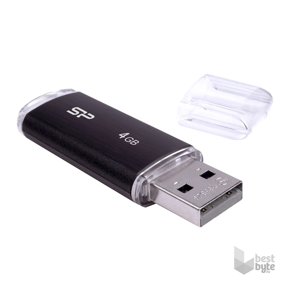 Silicon Power 4GB USB 2.0 fekete Ultima U02 Flash Drive