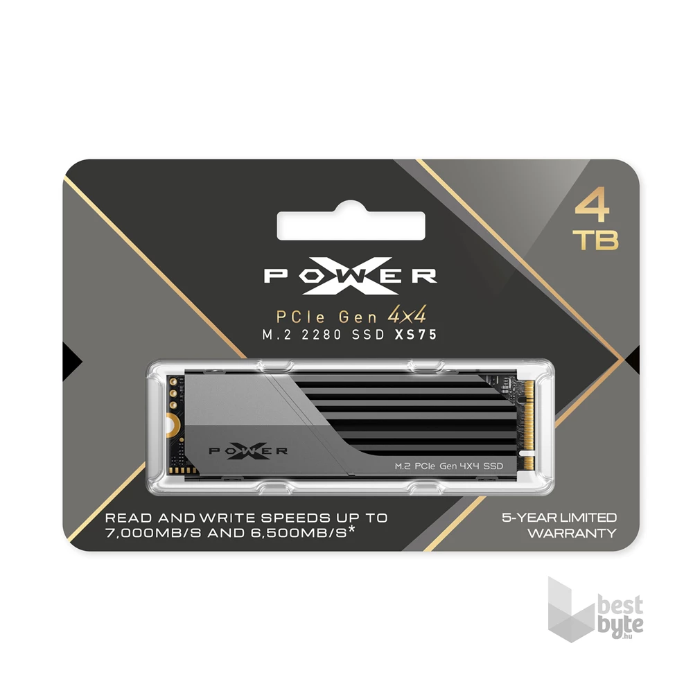 Silicon Power 4TB M.2 NVMe 2280 XS75 (SP04KGBP44XS75S5) SSD