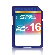 Silicon Power 16GB SD (SDHC Class 10 UHS-I U1) memóriakártya