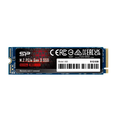 Silicon Power 512GB M.2 PCIe Gen3 A80 (SP512GBP34A80M28) SSD
