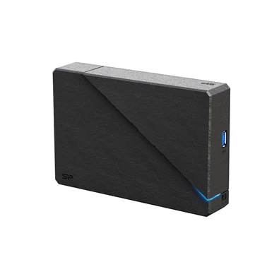 Silicon Power 6TB USB 3.2 Gen1 3,5" Stream S07 (SP060TBEHDS07C3K) fekete külső winchester