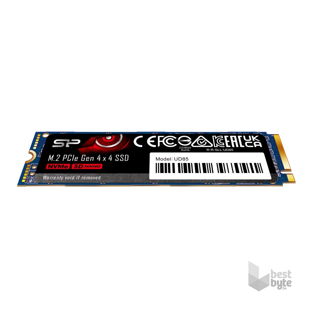 Silicon Power 500GB M.2 2280 PCIe Gen 4x4 NVMe UD85 (SP500GBP44UD8505) kék SSD