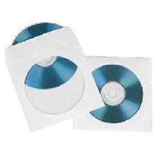 Silverline KOP-100 100db/cs fehér papír CD tok