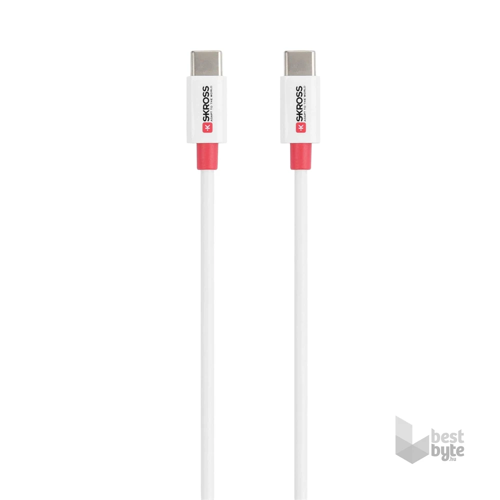 Skross USBC-TO-USBC-120 1,2m Type-C/Type-C adat- és töltőkábel