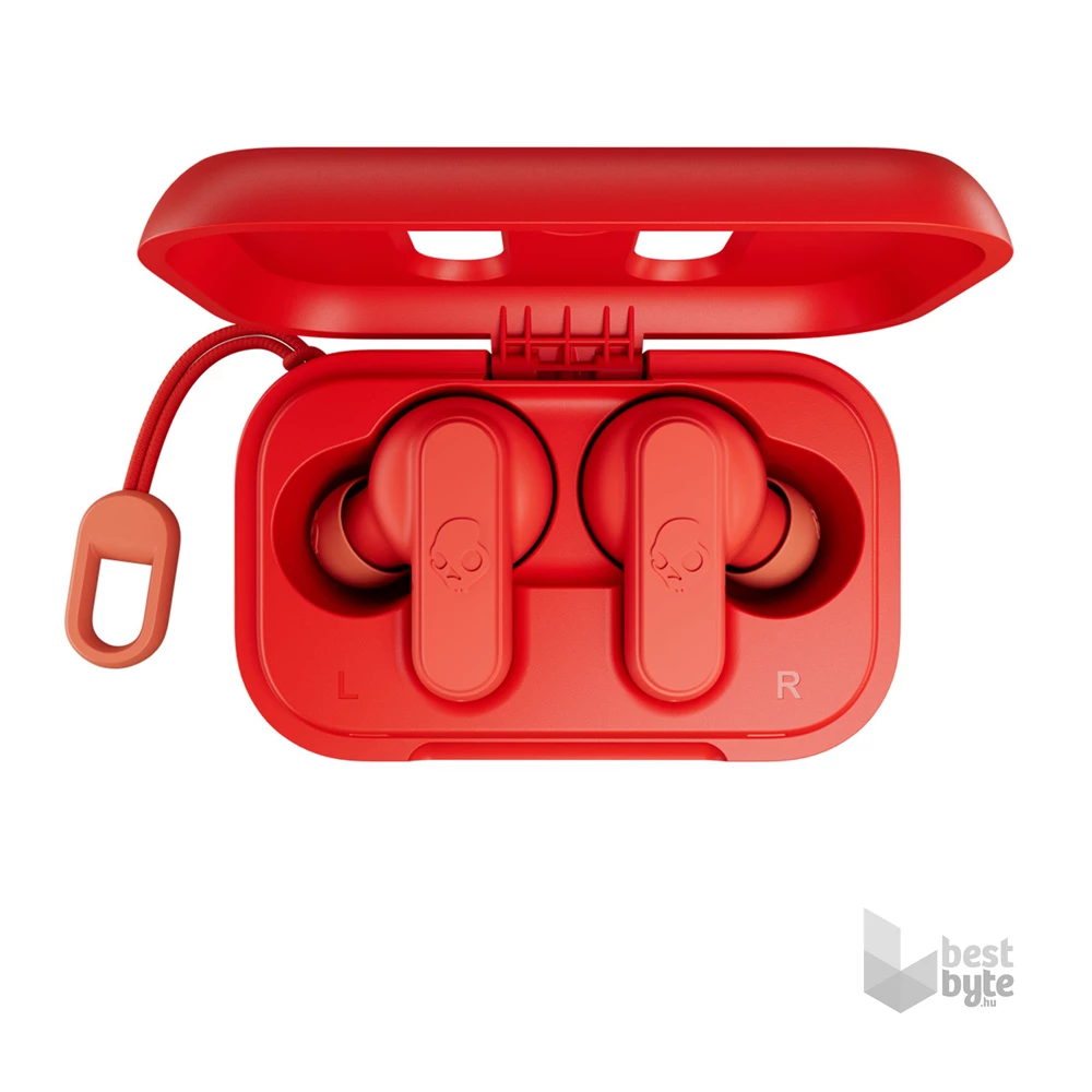 SkullCandy Dime True Wireless Bluetooth piros fülhallgató