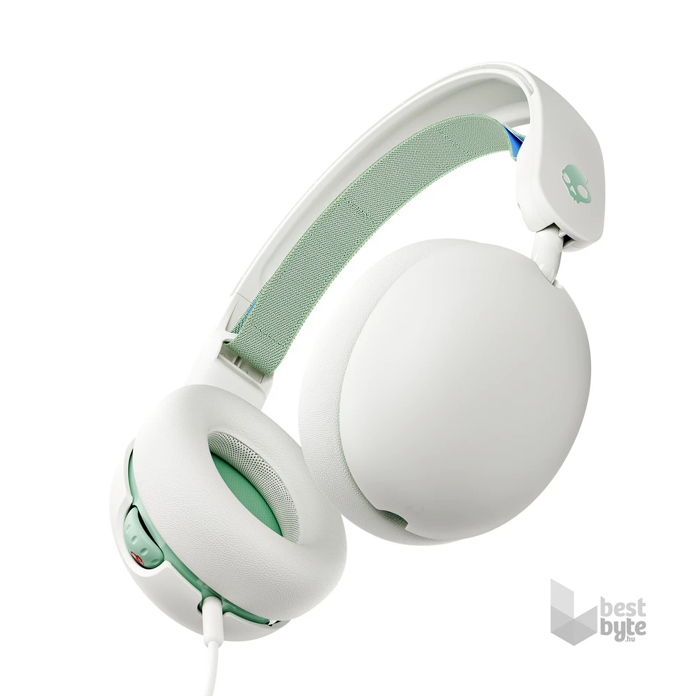 Skullcandy Grom csontfehér vezetékes mikrofonos gyerek fejhallgató