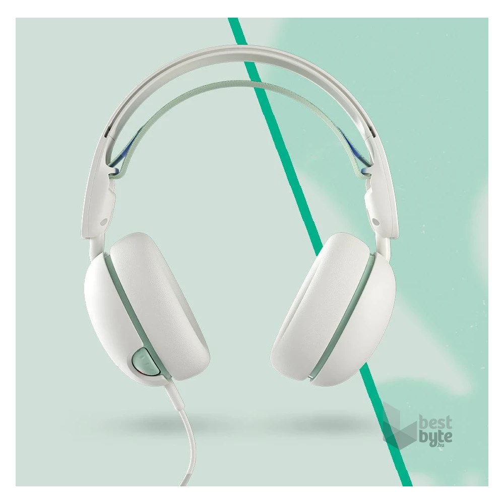 Skullcandy Grom csontfehér vezetékes mikrofonos gyerek fejhallgató