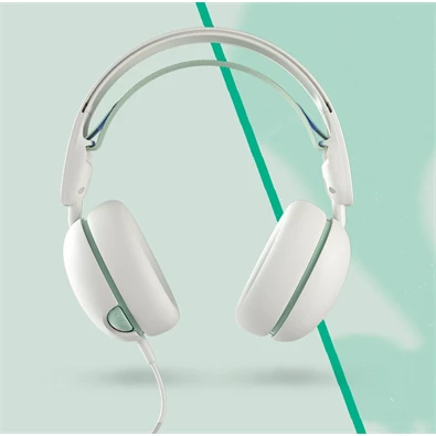 Skullcandy Grom csontfehér vezetékes mikrofonos gyerek fejhallgató