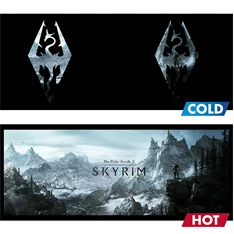 Skyrim "Dragon Symbol" 320ml hőre változó bögre
