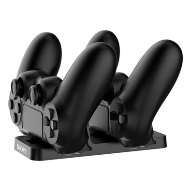 Snopy 37088 SG-PS4 fekete kontroller töltő