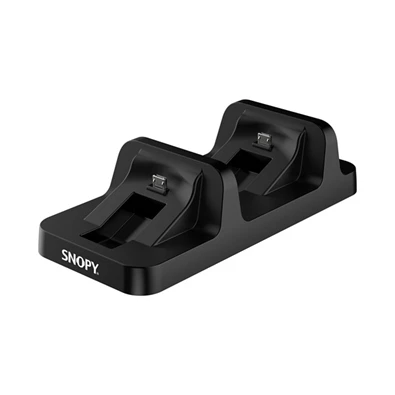 Snopy 37088 SG-PS4 fekete kontroller töltő