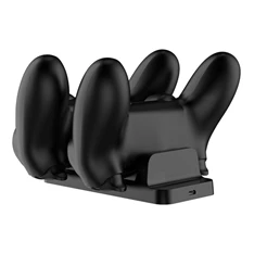 Snopy 37088 SG-PS4 fekete kontroller töltő