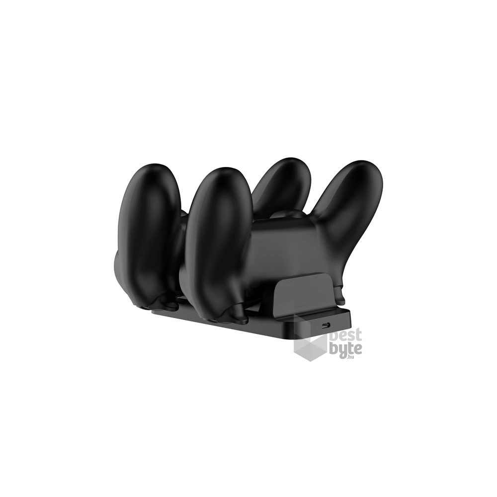 Snopy 37088 SG-PS4 fekete kontroller töltő