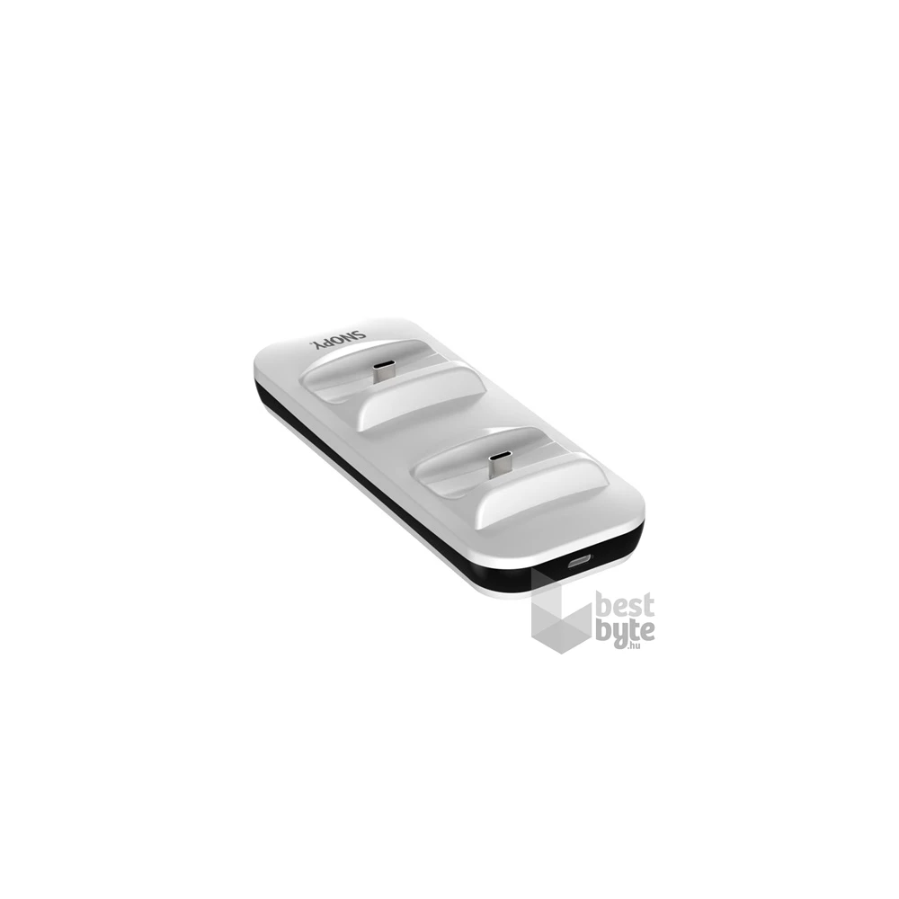 Snopy 37090 SG-PS5 PS5 Dual fehér kontroller töltőállomás