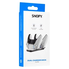Snopy 37090 SG-PS5 PS5 Dual fehér kontroller töltőállomás