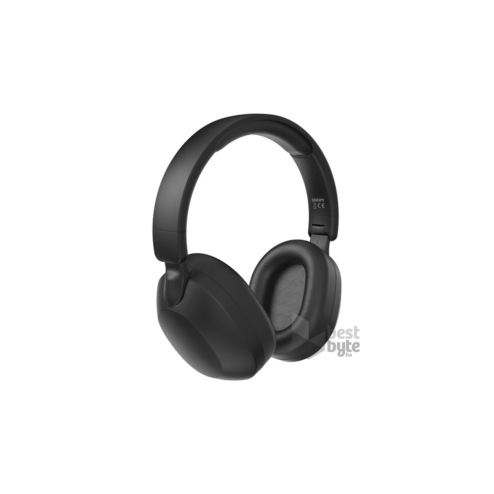 Snopy SN-BT37 Bluetooth/AUX/TF kártya vezeték nélküli fekete fejhallgató