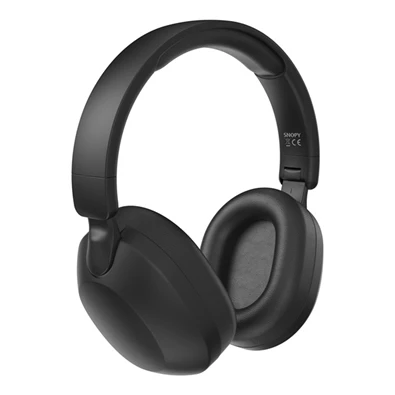 Snopy SN-BT37 Bluetooth/AUX/TF kártya vezeték nélküli fekete fejhallgató