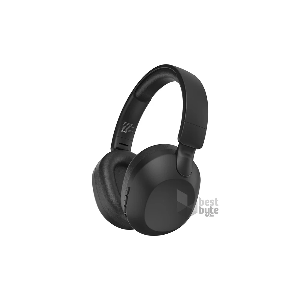 Snopy SN-BT37 Bluetooth/AUX/TF kártya vezeték nélküli fekete fejhallgató