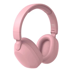 Snopy SN-BT37 Bluetooth/AUX/TF kártya vezeték nélküli rózsaszín fejhallgató