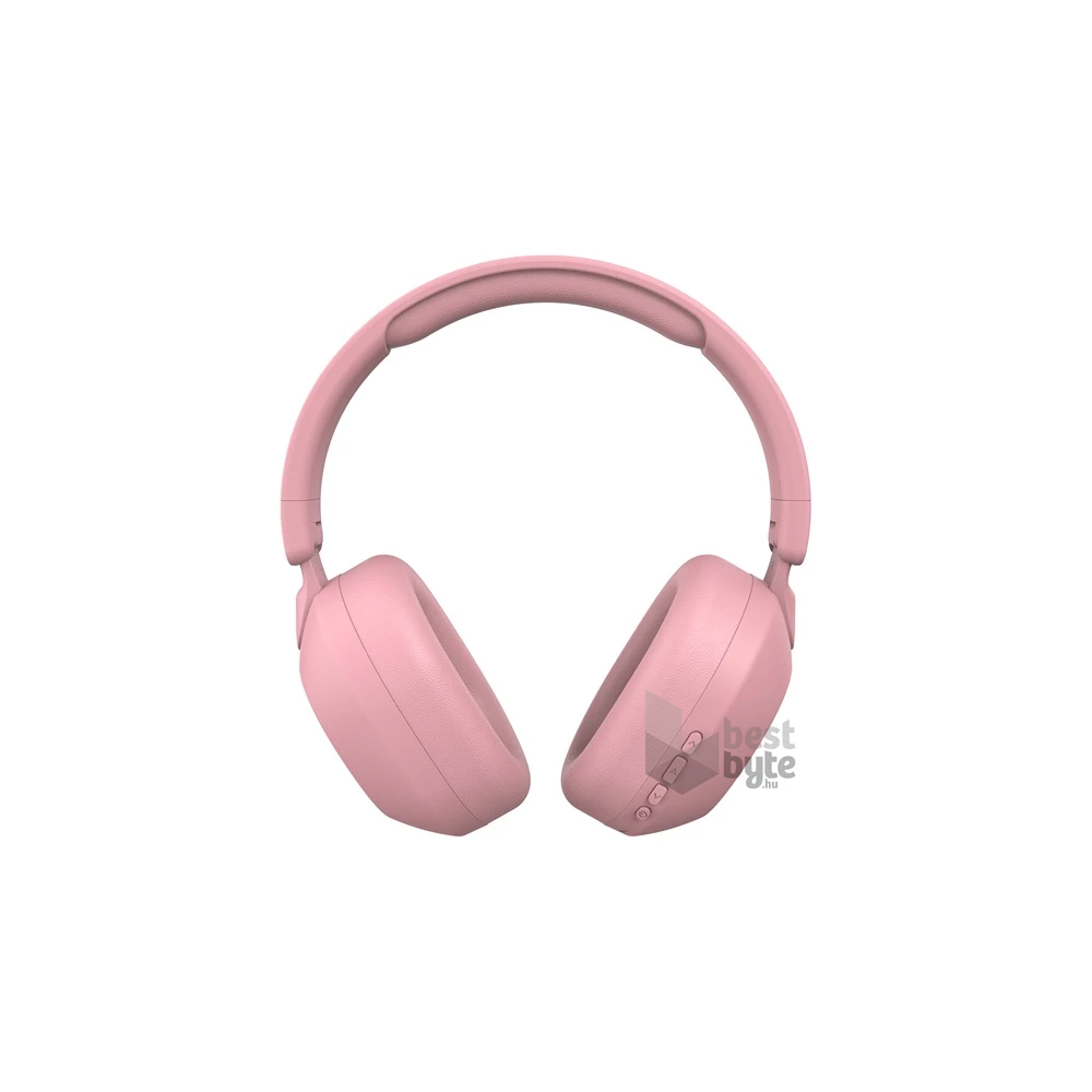 Snopy SN-BT37 Bluetooth/AUX/TF kártya vezeték nélküli rózsaszín fejhallgató