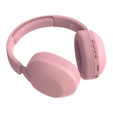 Snopy SN-BT37 Bluetooth/AUX/TF kártya vezeték nélküli rózsaszín fejhallgató