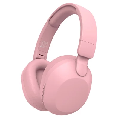 Snopy SN-BT37 Bluetooth/AUX/TF kártya vezeték nélküli rózsaszín fejhallgató