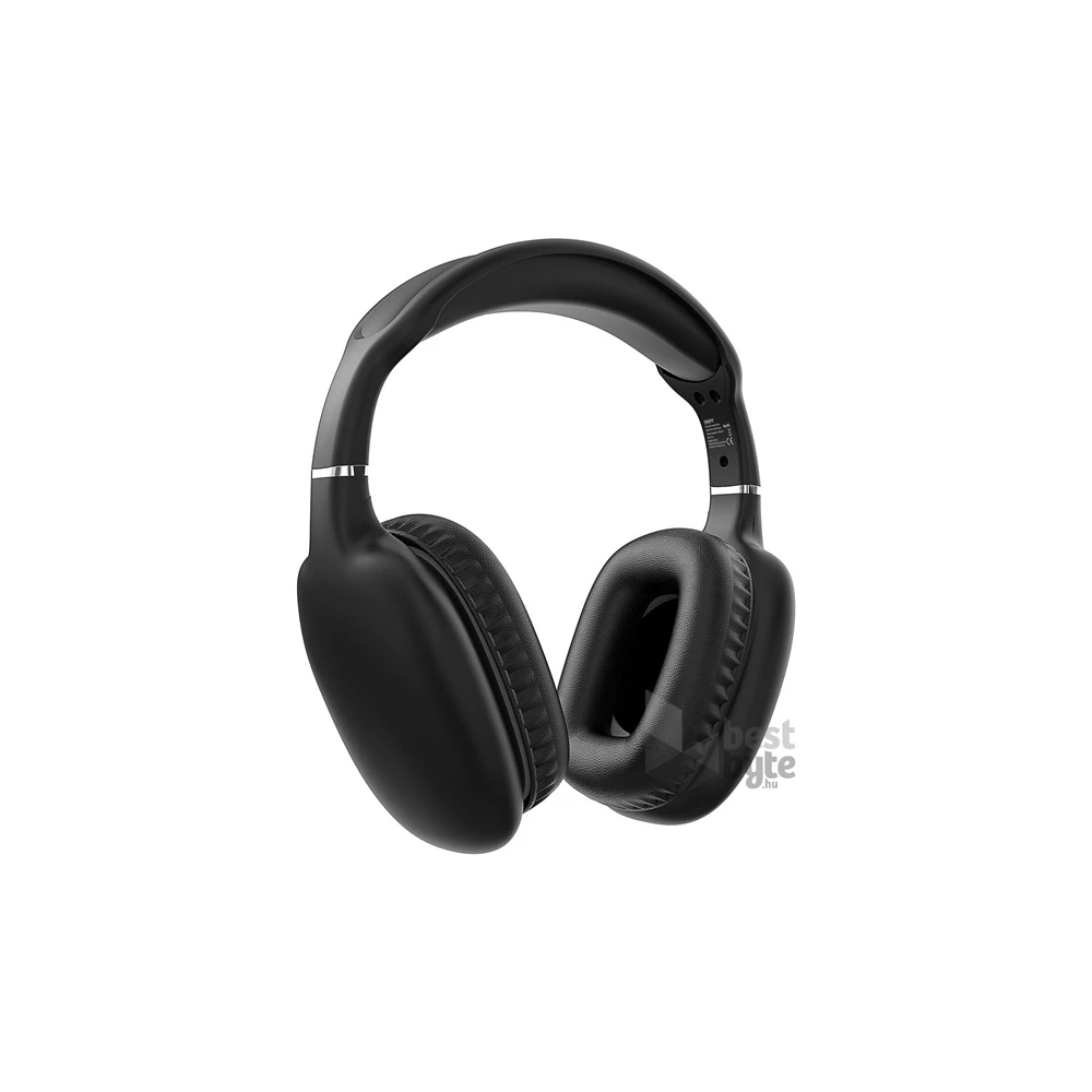 Snopy SN-BT43 Bluetooth/AUX fekete vezeték nélküli fejhallgató