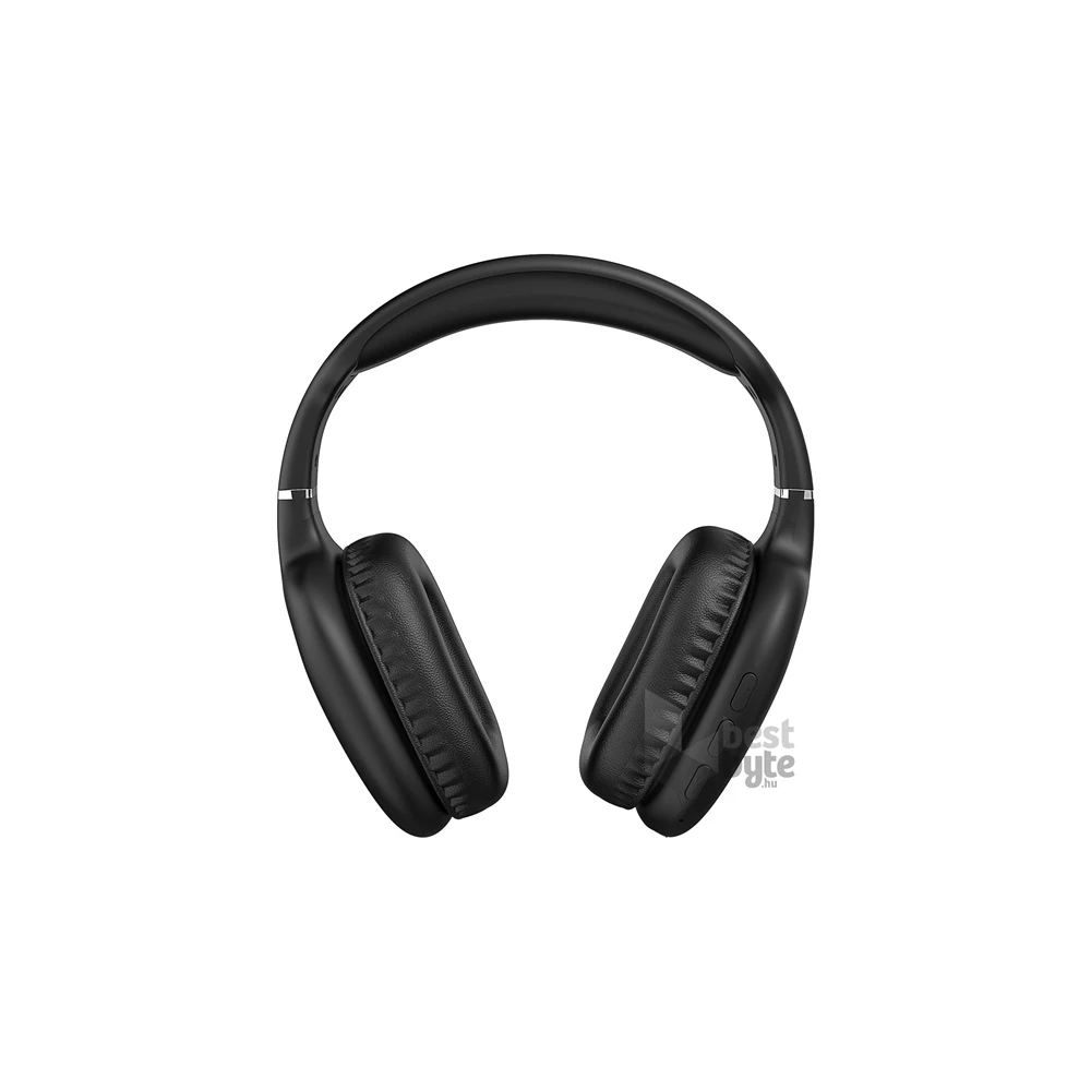 Snopy SN-BT43 Bluetooth/AUX fekete vezeték nélküli fejhallgató