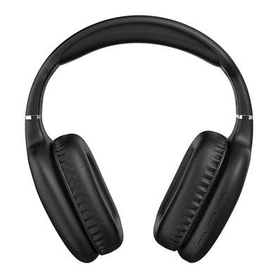 Snopy SN-BT43 Bluetooth/AUX fekete vezeték nélküli fejhallgató
