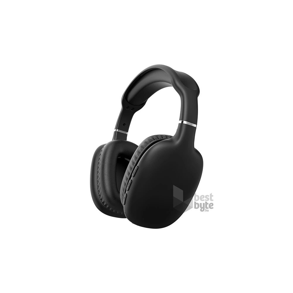 Snopy SN-BT43 Bluetooth/AUX fekete vezeték nélküli fejhallgató