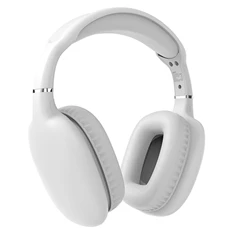 Snopy SN-BT43 Bluetooth/AUX vezeték nélküli fehér fejhallgató