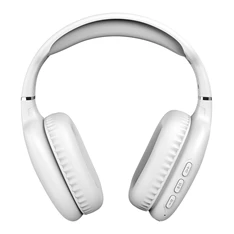 Snopy SN-BT43 Bluetooth/AUX vezeték nélküli fehér fejhallgató
