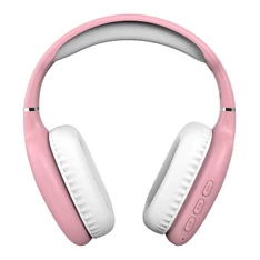 Snopy SN-BT43 Bluetooth/AUX vezeték nélküli rózsaszín fejhallgató